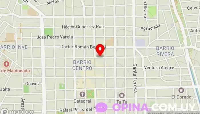 mapa de Colegio Hermanas Capuchinas Colegio privado, Escuela en Maldonado