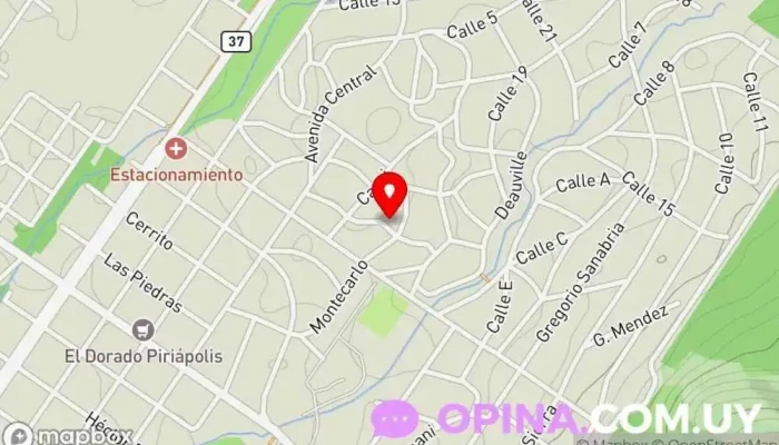 mapa de Colegio Joaquin Torres Garcia Escuela en Piriápolis