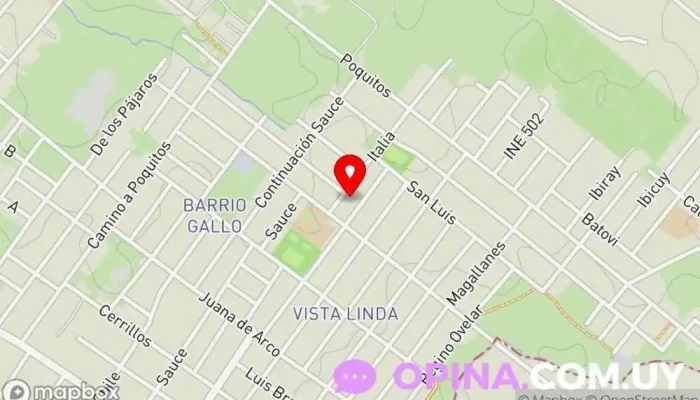 mapa de colegio Jose Maria Parodi Escuela en Las Piedras