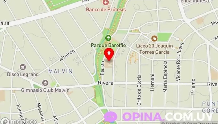 mapa de Colegio La Mennais Colegio privado, Escuela en Montevideo