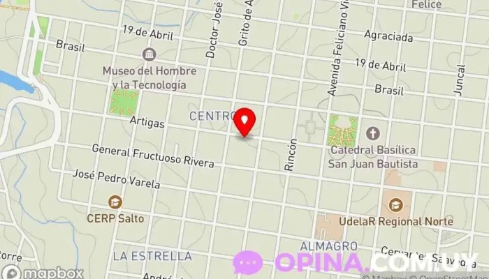 mapa de Colegio Los Robles Colegio bilingüe en Salto