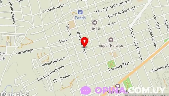 mapa de Colegio Ohana Kids Colegio privado en Pando