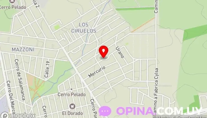 mapa de Colegio Padre Pio Escuela en Maldonado