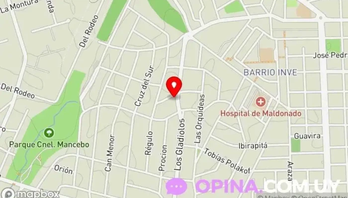 mapa de Colegio Pinares del Este Colegio privado en Maldonado