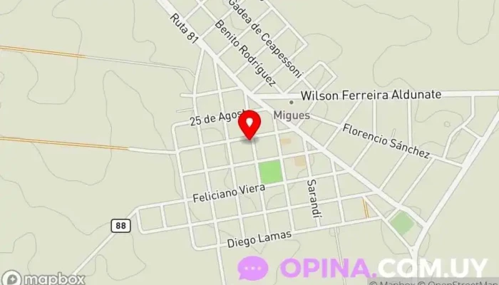 mapa de Colegio San Jose Escuela católica en Migues