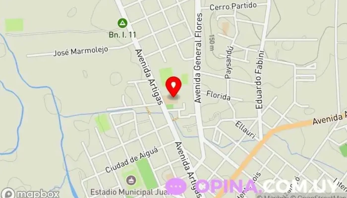 mapa de Colegio San José Escuela en Minas