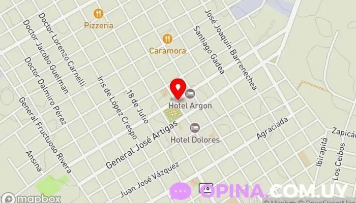 mapa de Colegio San Salvador Centro educativo en Dolores