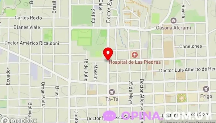 mapa de Coleguio privado soy  en Las Piedras