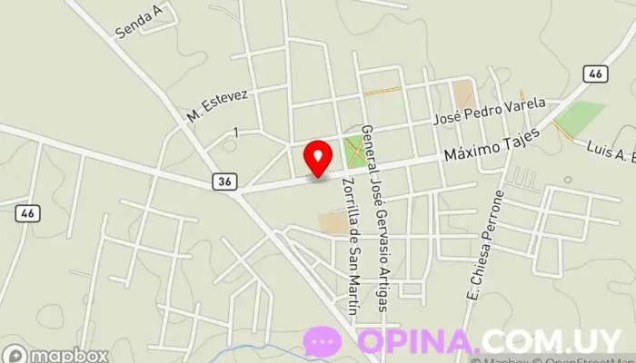 mapa de COMECA Los Cerrillos Hospital en Los Cerrillos