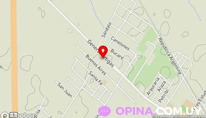 mapa de Comeca Progreso Hospital en Progreso