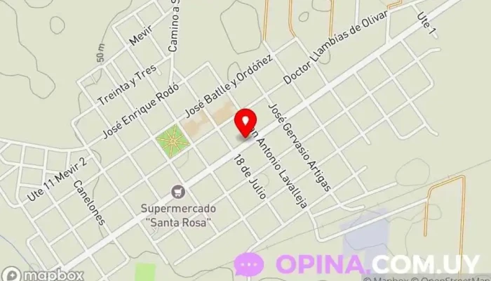 mapa de COMECA Santa Rosa Médico en Santa Rosa