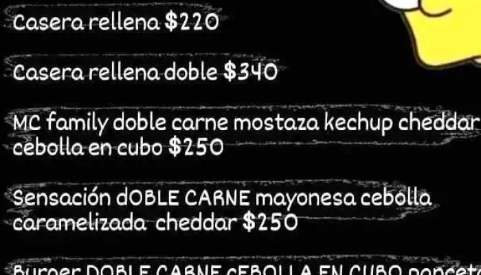 Comida Rapida La Familia -  Menu - Migues