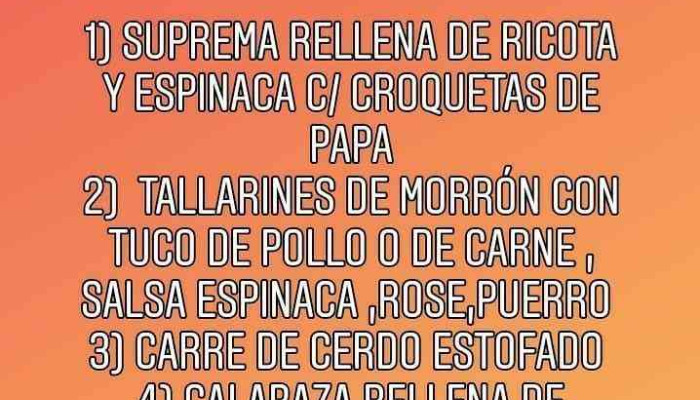 Como En Casa -  Menu - Col. del Sacramento