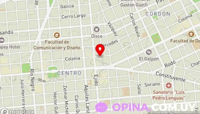 mapa de Compinches. Libros, juguetes y más Juguetería, Librería infantil, Tienda de material escolar en Montevideo