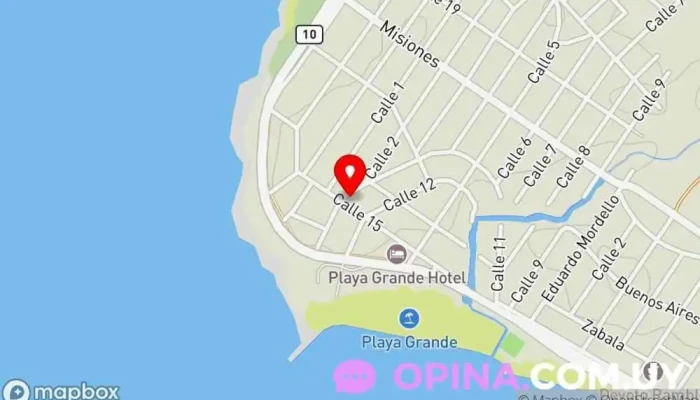 mapa de Complejo Alfa Piriapolis Complejo de apartamentos en Piriápolis