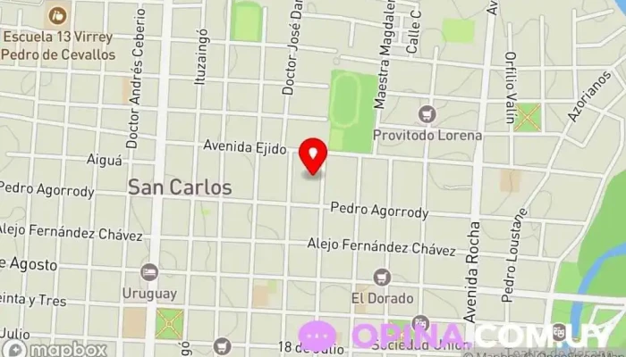 mapa de Complejo B-10 Condominio en San Carlos