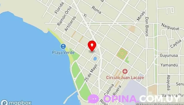 mapa de Complejo del Lago Complejo de viviendas en Juan L. Lacaze