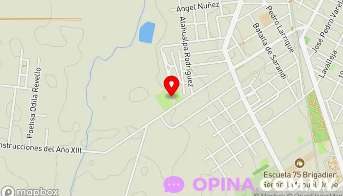 mapa de Complejo El Abrojal - Club Social y Deportivo La Lanera Campo de fútbol en Durazno