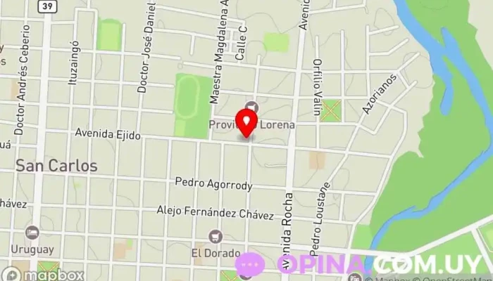 mapa de Complejo Habitacional B30 Complejo de viviendas en San Carlos