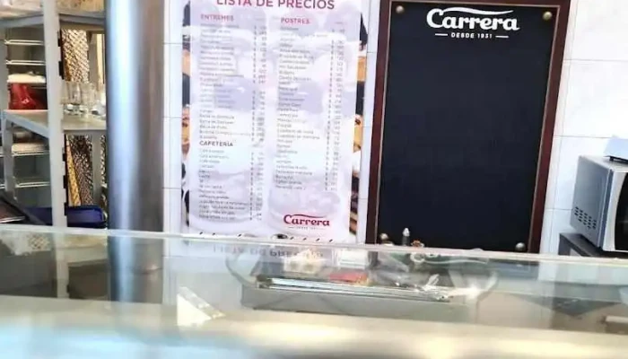 Confiteria Carrera Menu - Ciudad de la Costa