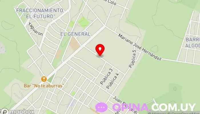 mapa de Conrado Rosendo Complejo de apartamentos en Col. del Sacramento