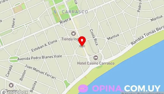 mapa de Consultorio Clínico Dra. Otero Clínica dermatológica en Montevideo