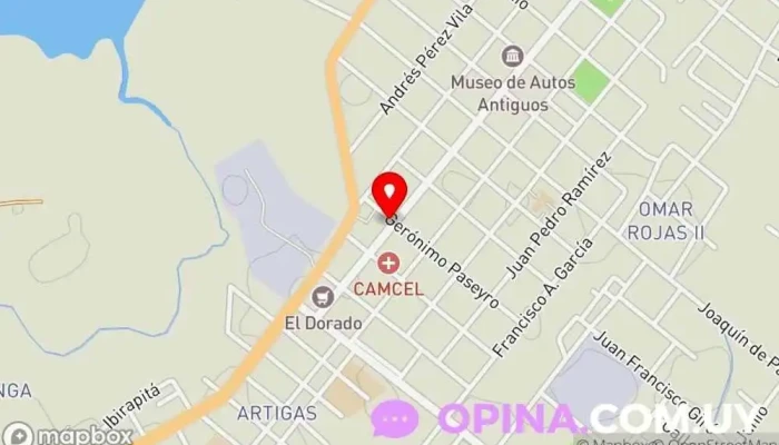 mapa de Consultorio de Imagenologia Rio Branco Médico en Rio Branco