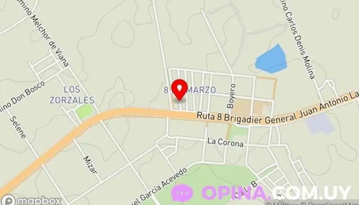 mapa de Consultorio De Dentista en Montevideo