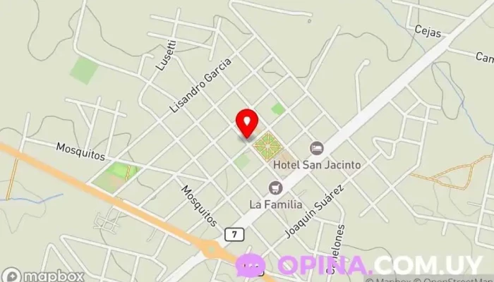 mapa de Consultorio Dental Dr. Marcelo Demicheli Médico en San Jacinto