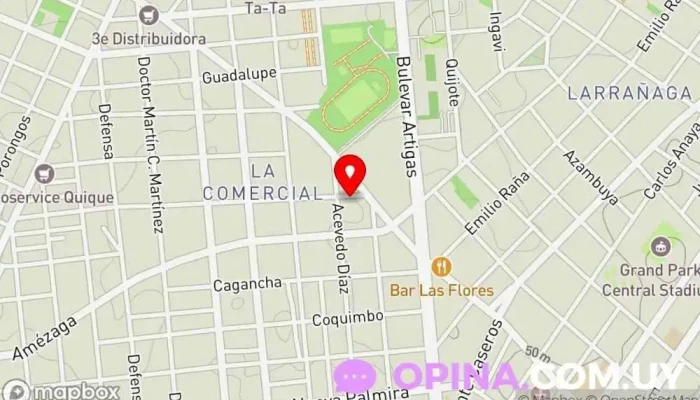mapa de Consultorio Dental Clínica dental en Montevideo