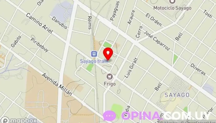 mapa de Consultorio Dental Squillaro Clínica dental en Montevideo