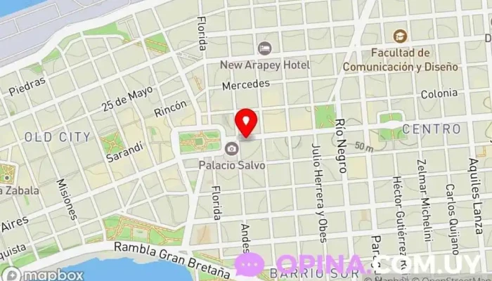 mapa de Consultorio Dr. Nario - Traumatología y Ortopedia Médico en Montevideo