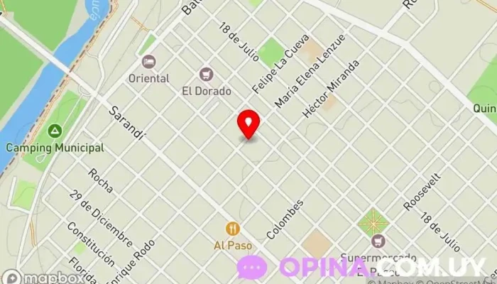 mapa de Consultorio Dr. Pablo Lopez Clínica dental en Santa Lucía