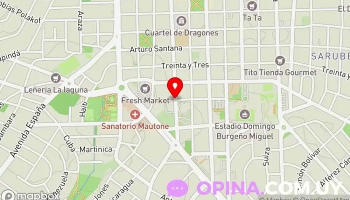 mapa de CONSULTORIO DRA. ORIETTA SUGO Médico en Maldonado