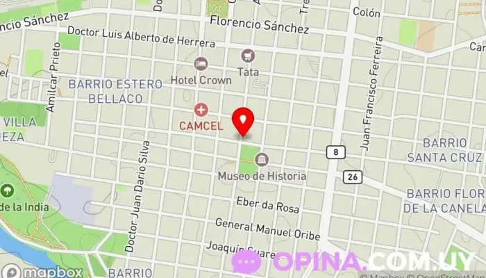 mapa de Consultorio Integrgal de la Mujer Médico en Melo