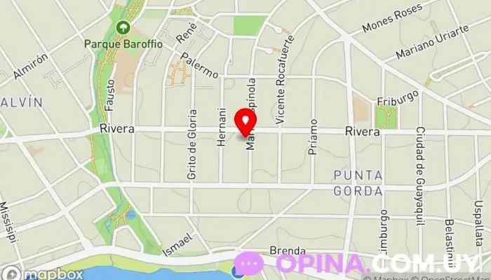 mapa de Consultorio Magdalena Mateos Clínica dental en Montevideo