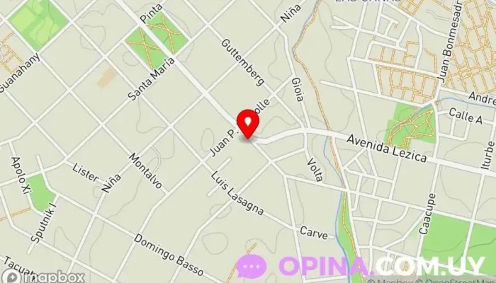 mapa de Consultorio odontológico cubano Clínica dental en Montevideo