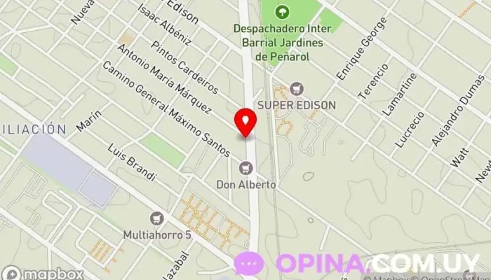 mapa de Consultorio Odontológico Dr. Ignacio Llaguno Clínica dental en Montevideo
