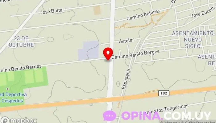 mapa de Consultorio odontológico Dra. Deborah Noble Clínica dental en Montevideo