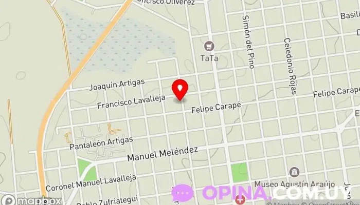 mapa de Consultorio Odontológico Dra.Casales Clínica dental en Treinta y Tres