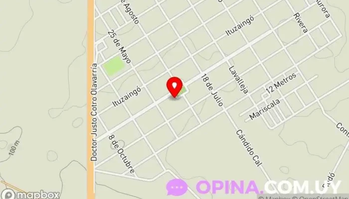 mapa de Consultorio Odontológico Clínica dental en Mariscala