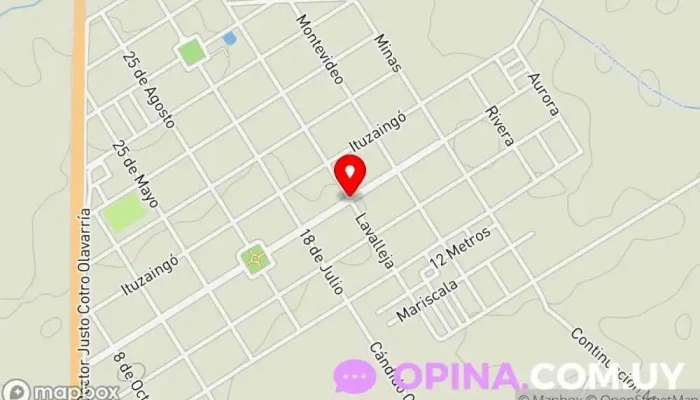 mapa de Consultorio Odontológico Clínica dental en Mariscala