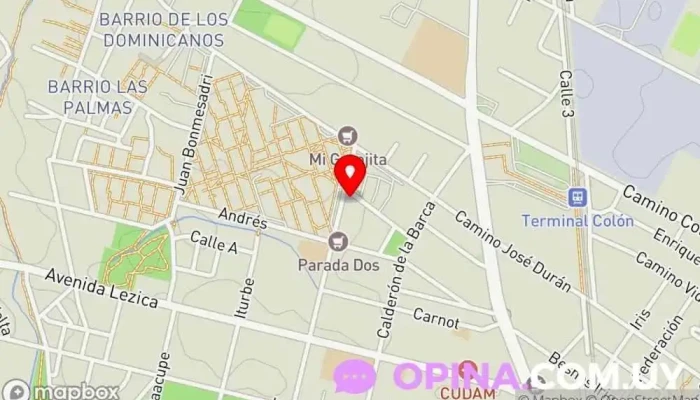 mapa de Consultorio Odontológico Dentista infantil en Montevideo