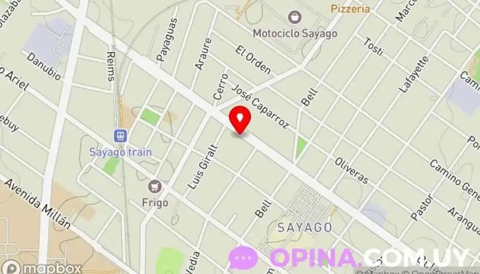 mapa de Consultorio Odontologico Médico en Montevideo