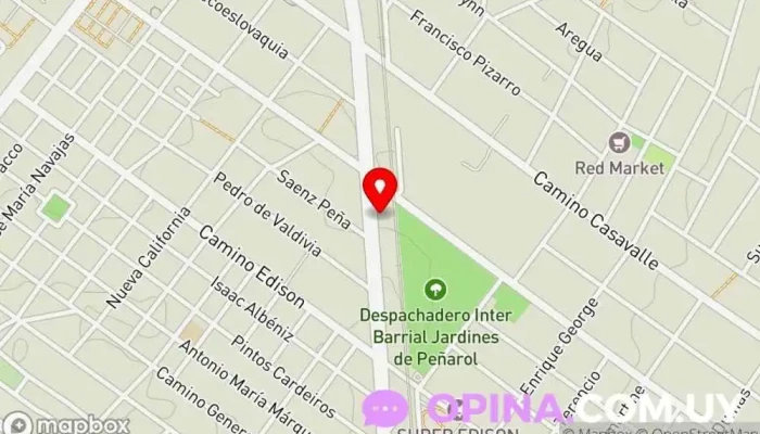 mapa de Consultorio Odontológico.Dra.Larre Clínica dental en Montevideo