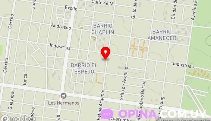 mapa de Coopcovisepi Sociedad de viviendas en Paysandú