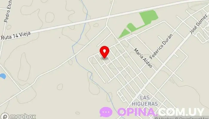 mapa de Cooperaiva Arcoiris Sociedad de viviendas en Durazno