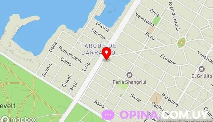 mapa de cooperativ odontologica Clínica ambulatoria en Ciudad de la Costa