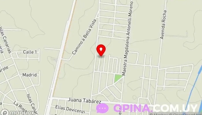 mapa de Cooperativa CoviSocial Sociedad de viviendas en San Carlos