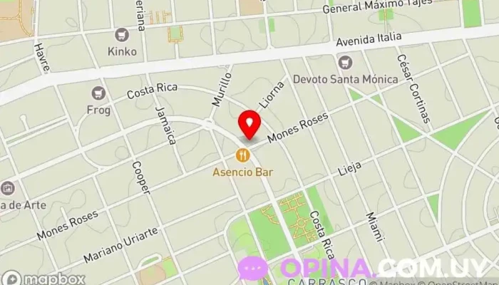 mapa de Copiplan Imprenta, Servicio de copia e impresión de planos, Imprenta comercial, Digital printing service en Montevideo